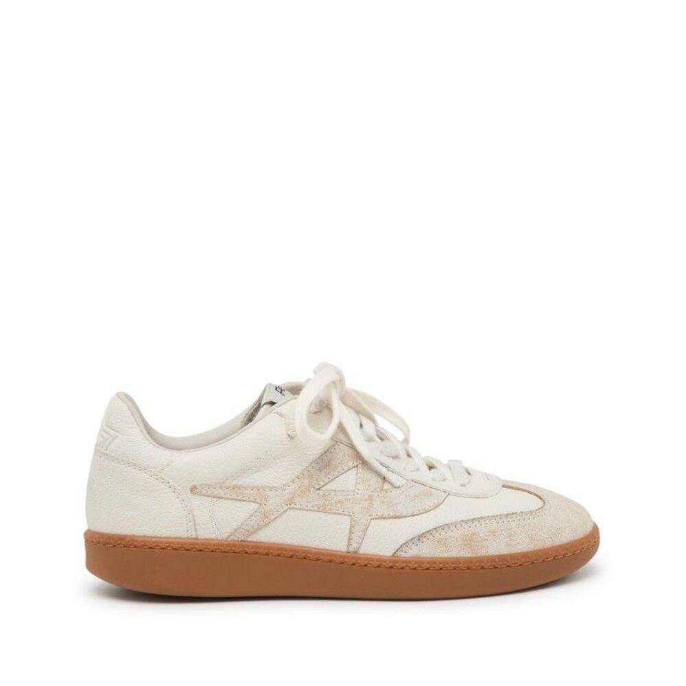 ASH Men's Low-Top Suede Accent Sneakers Men BEIGE/WHT/HONEY